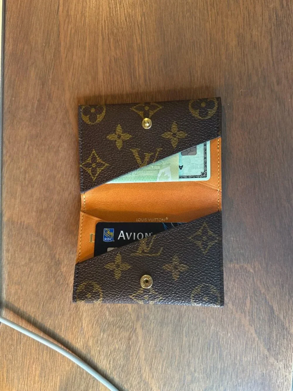 Louis Vuitton Slim Card Holder in Monogram Archive canvas